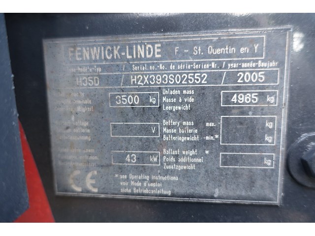 Heftruck linde - afbeelding 4 van  12