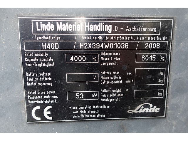 Heftruck linde - afbeelding 10 van  23