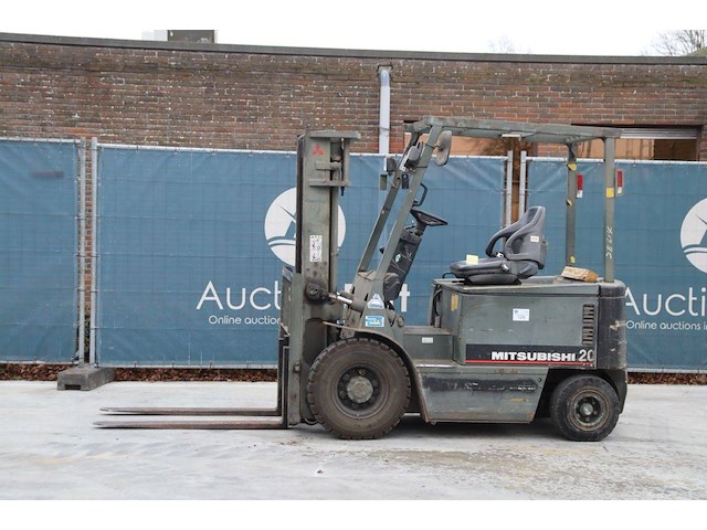 Heftruck mitsubishi fb20-k elektrisch 2000kg 3.0m 2002 - afbeelding 1 van  1