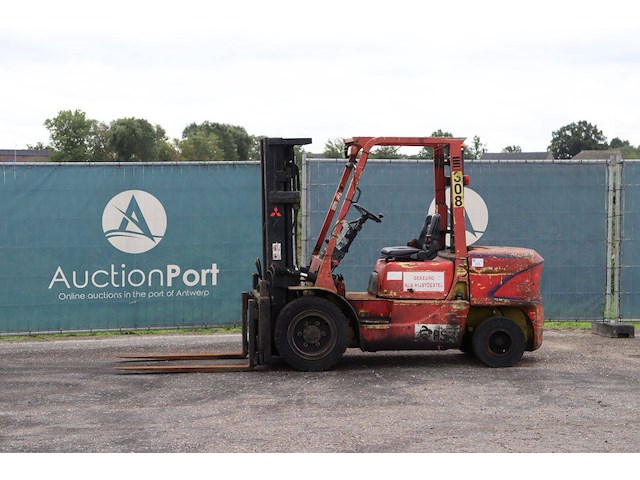 Heftruck mitsubishi fd35k diesel 3500kg 4.3m 2000 - afbeelding 1 van  1