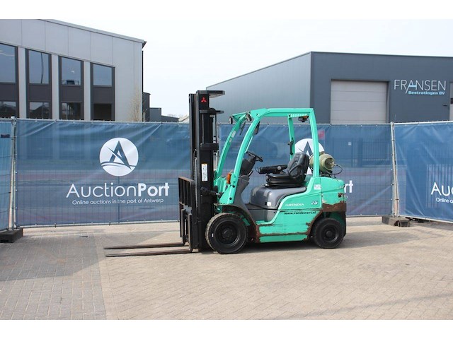 Heftruck mitsubishi fg25n lpg 2500kg 5.5m 2012 - afbeelding 1 van  1
