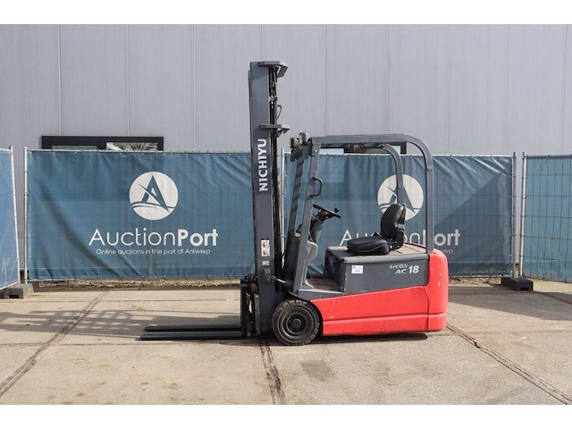 Heftruck nichiyu fbt18pn elektrisch 1800kg 6.5m 2008 - afbeelding 1 van  1