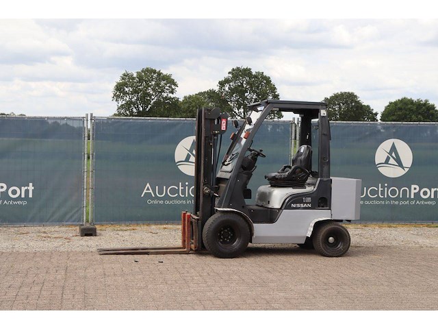 Heftruck nissan fl01a15 diesel 1500kg 2005 - afbeelding 1 van  1