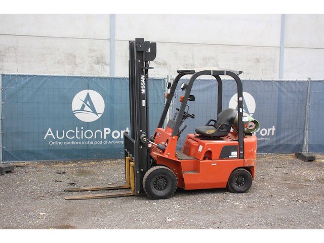 Heftruck nissan j01a15 lpg 1500kg 3.0m - afbeelding 1 van  1