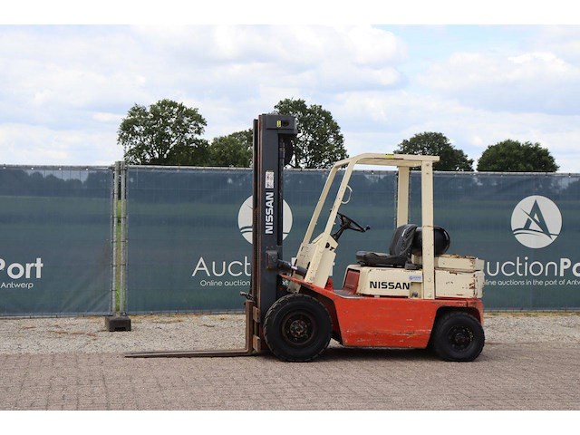 Heftruck nissan pf02a200 lpg 2000kg - afbeelding 1 van  1