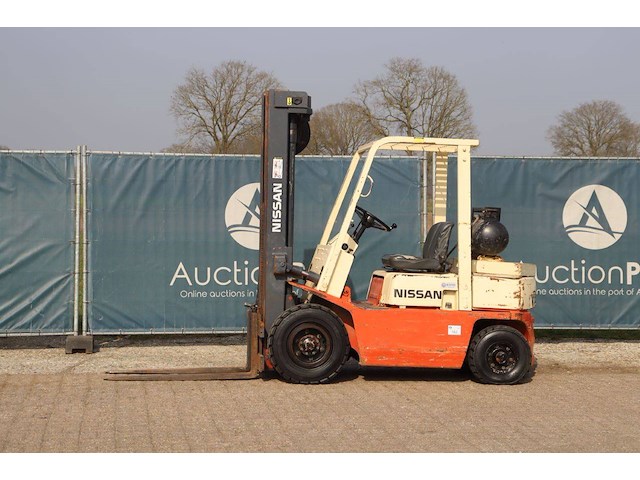 Heftruck nissan pf02a20u lpg 2000kg 3.7m - afbeelding 1 van  1