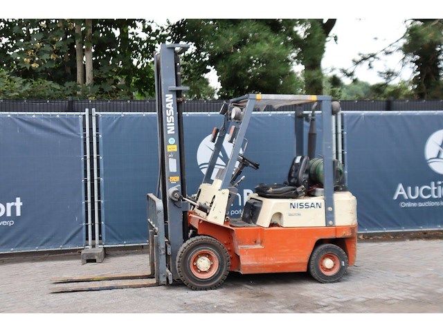 Heftruck nissan pj01a18u lpg/benzine 1750kg 4.0m 1997 - afbeelding 1 van  1
