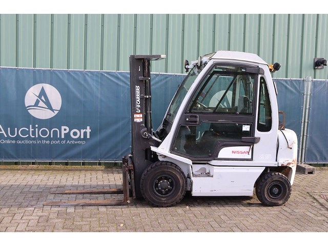 Heftruck nissan u1d2a25lq lpg 2500kg 4.5m 2013 - afbeelding 1 van  1