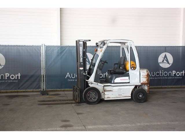 Heftruck nissan u1d2a25lq lpg 2500kg 4.5m 2014 - afbeelding 1 van  1