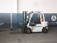 Heftruck nissan u1d2a25lq lpg 2500kg 4.5m 2014 - afbeelding 1 van  1