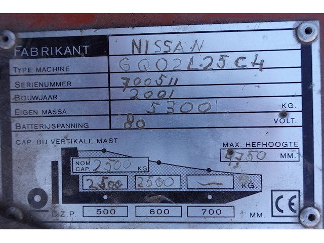 Heftruck nissan - afbeelding 13 van  23