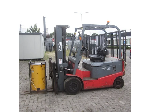 Heftruck nyk-nichiyu fpc25pn elektrisch 2500kg 4.7m 2007 - afbeelding 1 van  1