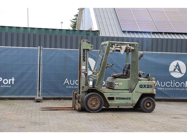 Heftruck steinbock boss qx25d-5b1 diesel 2500kg 3.2m 1992 - afbeelding 1 van  1