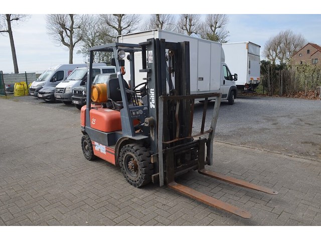 Heftruck tailift op gas met sideshift model fg 25, bouwjaar 2001 - afbeelding 1 van  17