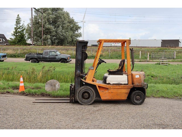 Heftruck toyota 02-4fd20 diesel 1600kg 4.3m 1986 - afbeelding 1 van  1