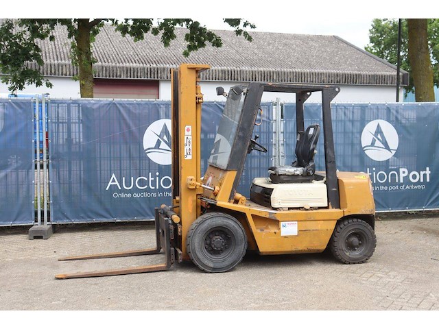 Heftruck toyota 02-4fd25 diesel 2500kg 3.5m 1994 - afbeelding 1 van  1