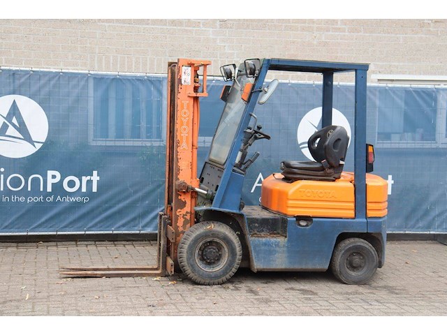 Heftruck toyota 02-5fd15 diesel 1500kg 1992 - afbeelding 1 van  1
