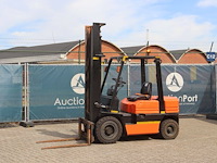 Heftruck toyota 02-5fdf25 diesel 2500kg 4.3m 1990 - afbeelding 1 van  1