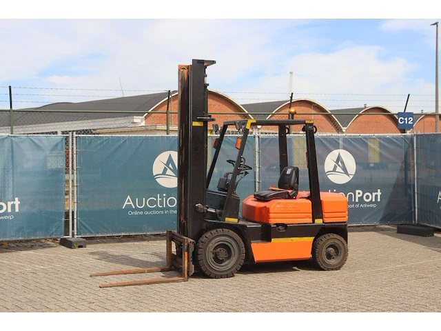 Heftruck toyota 02-5fdf25 diesel 2500kg 4.3m 1990 - afbeelding 1 van  1
