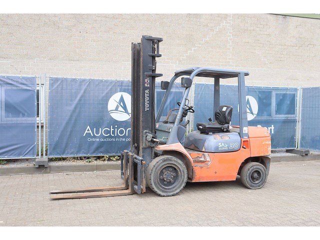 Heftruck toyota 02-7fdf30 diesel 3000kg 4.0m 2002 - afbeelding 1 van  1