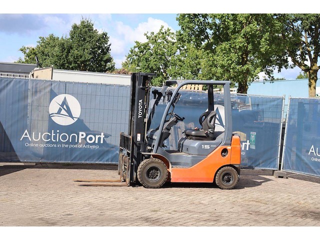 Heftruck toyota 02-8fd15 diesel 1500kg 4.7m 2022 - afbeelding 1 van  1