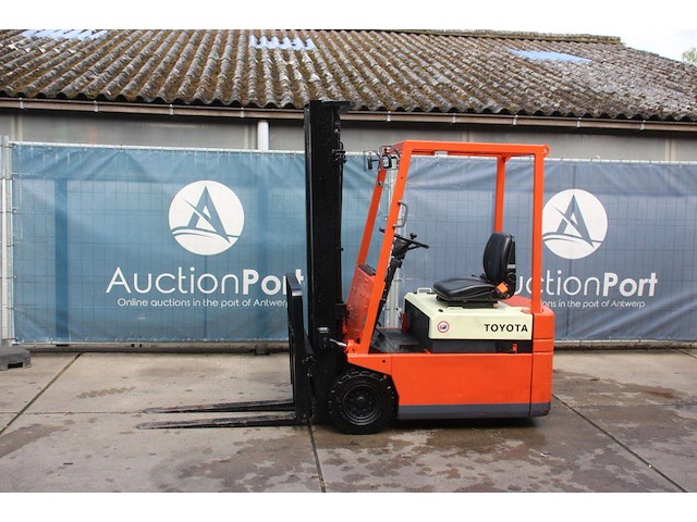 Heftruck toyota 2fbe13 elektrisch 1250kg 3.5m 1985 - afbeelding 1 van  1