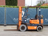 Heftruck toyota 42-5fg14 lpg 1350kg 3.0m 1990 - afbeelding 1 van  1