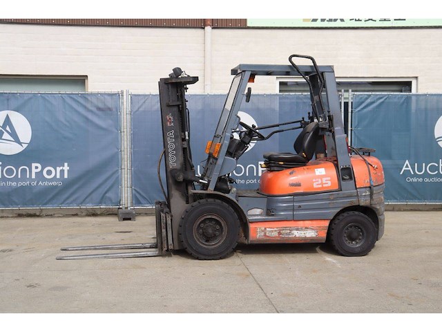 Heftruck toyota 42-6fgf25 lpg 2500kg 4.3m 1997 - afbeelding 1 van  1