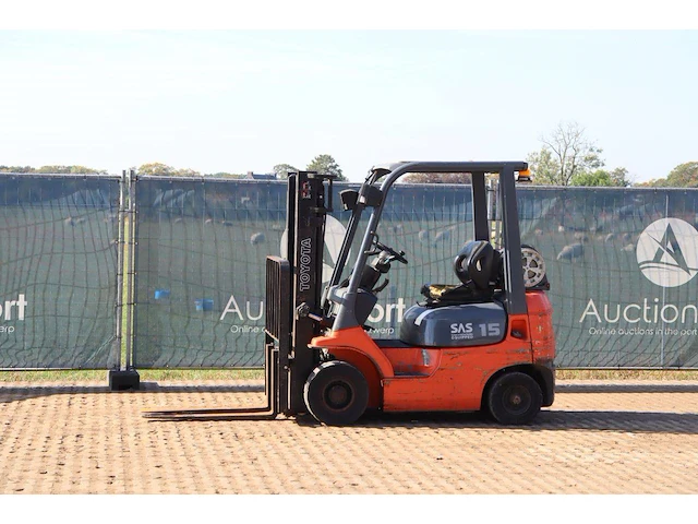Heftruck toyota 42-7fgf15 lpg 1500kg 3.0m 1999 - afbeelding 1 van  1