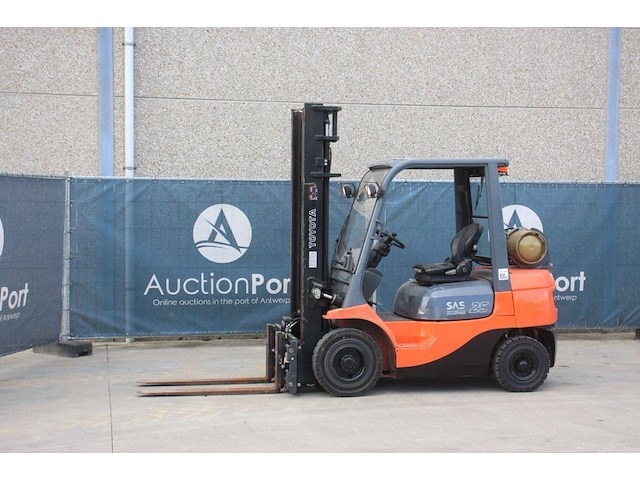 Heftruck toyota 42-7fgf25 lpg 2500kg 4.0m 2007 - afbeelding 1 van  1