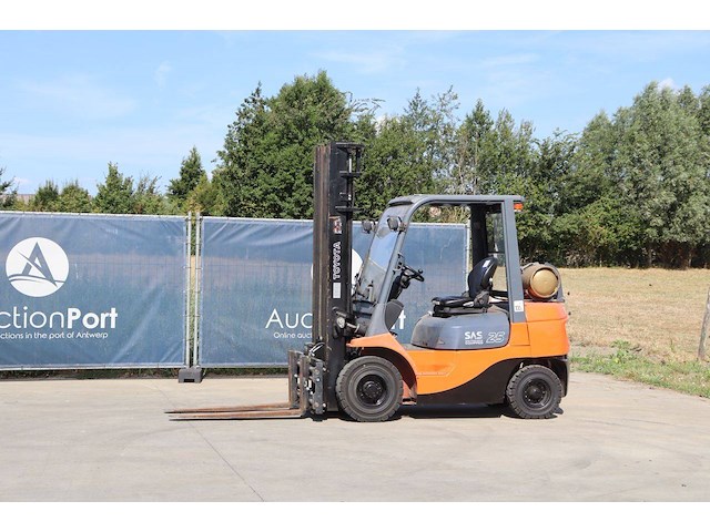 Heftruck toyota 42-7fgf25 lpg 2500kg 4.0m 2007 - afbeelding 1 van  1