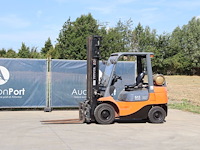 Heftruck toyota 42-7fgf25 lpg 2500kg 4.0m 2007 - afbeelding 1 van  1