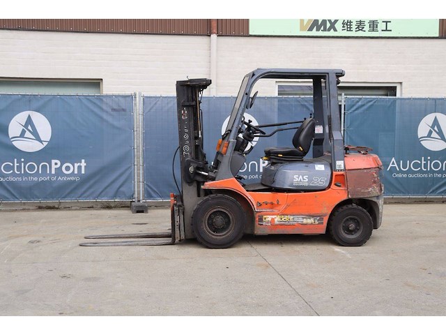 Heftruck toyota 42-7fgf25 lpg 2500kg 4.3m 2000 - afbeelding 1 van  1