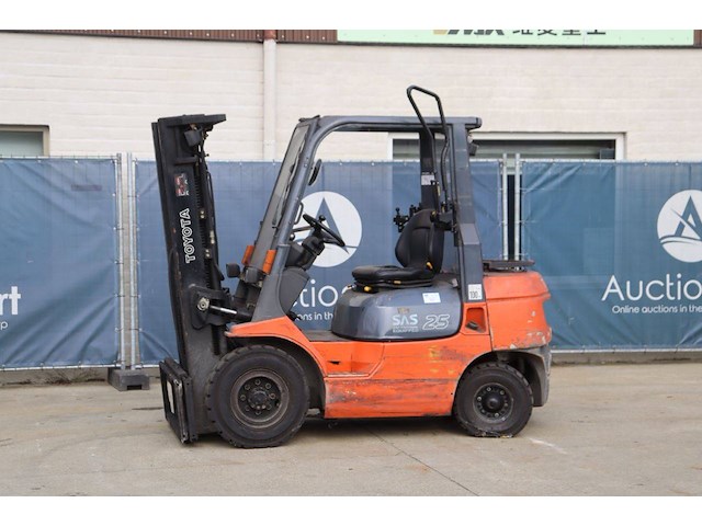 Heftruck toyota 42-7fgf25 lpg 2500kg 4.7m 2003 - afbeelding 1 van  1