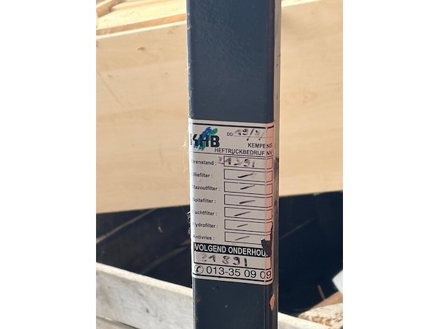 Heftruck toyota 5 fbe 18-1205, lege batterij, batterij lader defect. - afbeelding 2 van  13