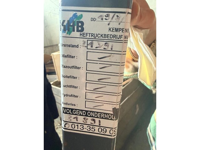 Heftruck toyota 5 fbe 18-1205, lege batterij, batterij lader defect. - afbeelding 3 van  13