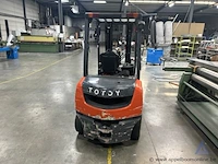Heftruck toyota 52-8fdf25, bedrijfsuren 3.538,5 u, hefvermogen 2.500 kg, solid banden, bouwjaar 2013, 3.539 u, 2500 kg, 4,7 m, standaard mast, 4.110 kg, serienummer 508fdf2530378. werking niet gekend. - afbeelding 3 van  6