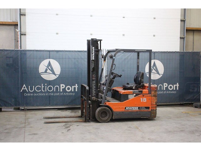 Heftruck toyota 5fbe18 elektrisch 1750kg 3.5m 2000 - afbeelding 1 van  1
