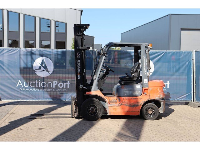 Heftruck toyota 62-7fdf25 diesel 2500kg 6m 2004 - afbeelding 1 van  1