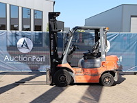 Heftruck toyota 62-7fdf25 diesel 2500kg 6m 2004 - afbeelding 1 van  1