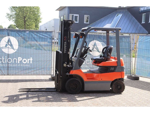 Heftruck toyota 7fb18 elektrisch 1750kg 5.0m 2008 - afbeelding 1 van  1
