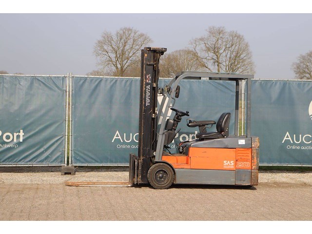 Heftruck toyota 7fbef20 elektrisch 2000kg 5.5m 2003 - afbeelding 1 van  1