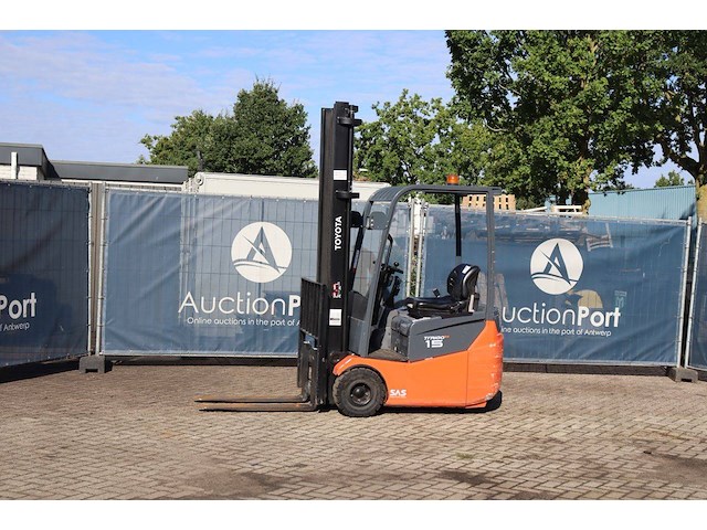 Heftruck toyota 7fbest15 elektrisch 1500kg 4.5m 2016 - afbeelding 1 van  1