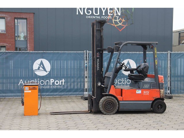 Heftruck toyota 7fbmf25 elektrisch 2500kg 6.5m 2005 - afbeelding 1 van  1