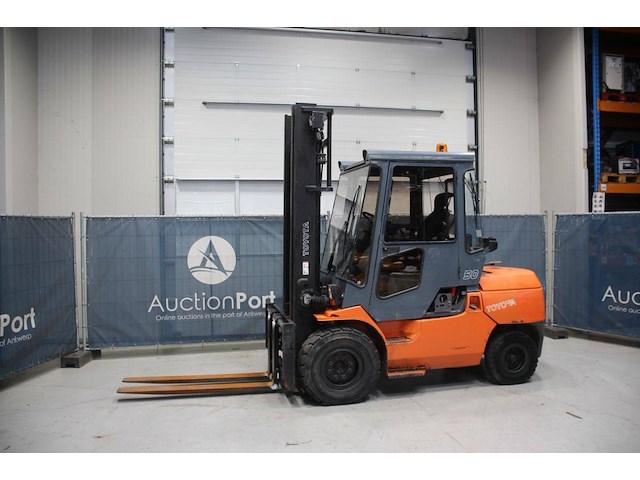 Heftruck toyota 7fda50 diesel 5000kg 4.0m 2007 - afbeelding 1 van  1