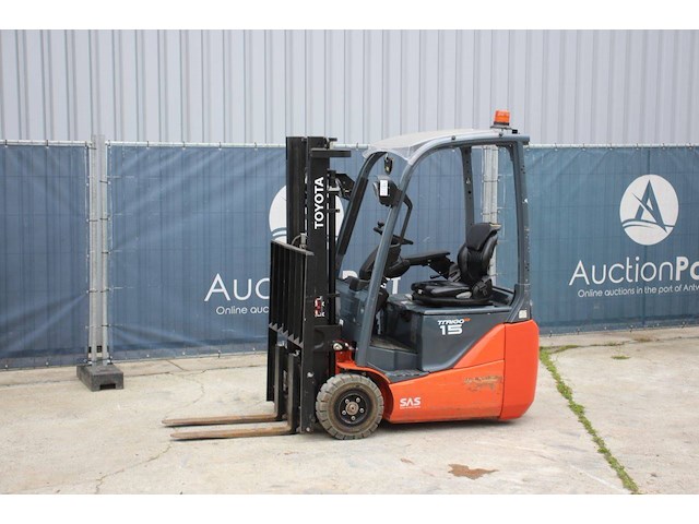 Heftruck toyota 8fbe15t elektrisch 1500kg 2018 - afbeelding 1 van  1