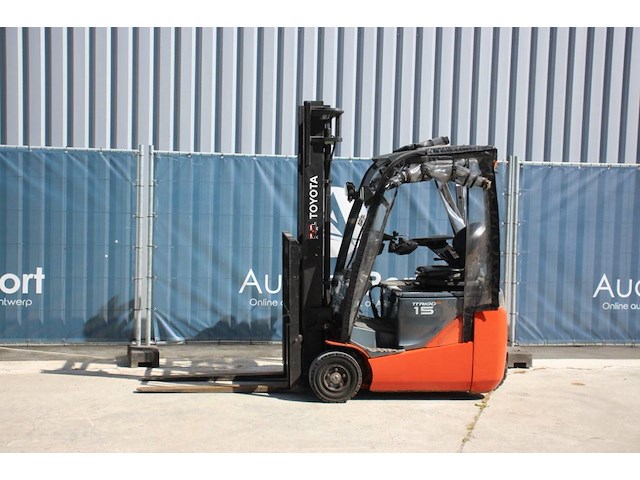 Heftruck toyota 8fbe15t elektrisch 1500kg 3.7m 2016 - afbeelding 1 van  1