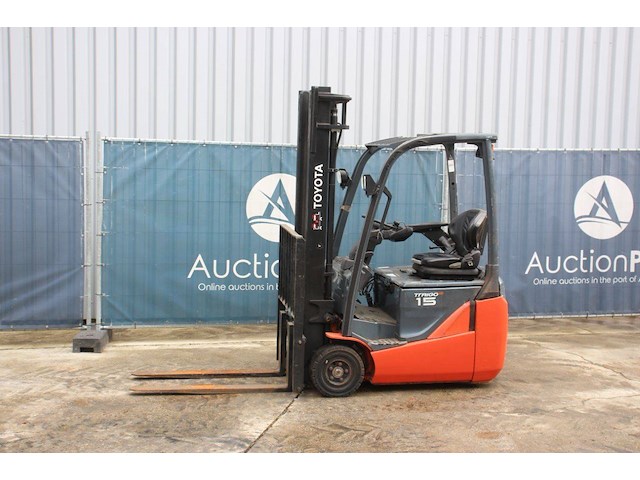 Heftruck toyota 8fbe15t elektrisch 1500kg 3.7m 2016 - afbeelding 1 van  1