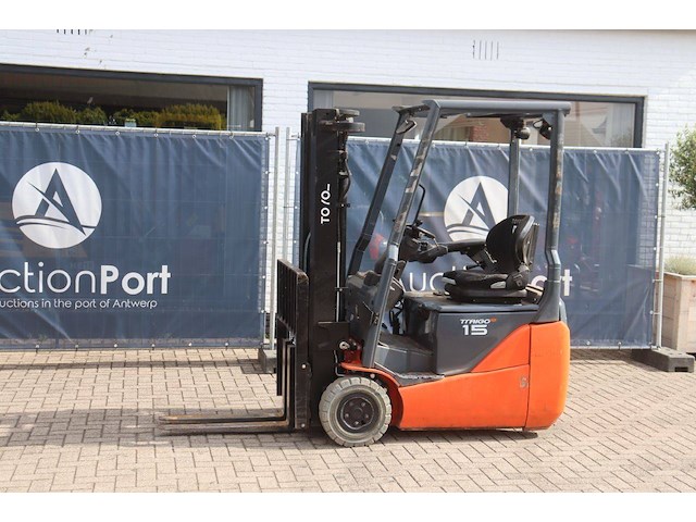 Heftruck toyota 8fbe15t elektrisch 1500kg 5.0m 2020 - afbeelding 1 van  1