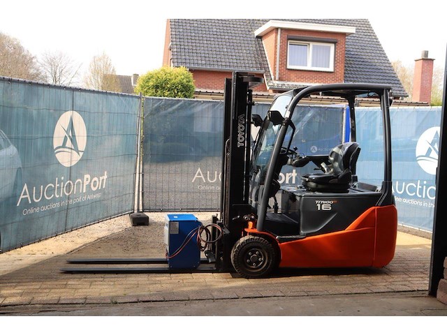 Heftruck toyota 8fbe16t elektrisch 1550kg - afbeelding 1 van  1